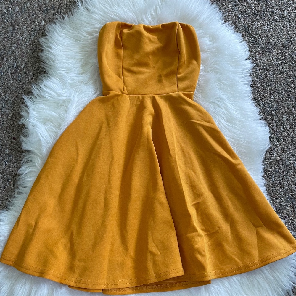 Boohoo Halter Top Dress